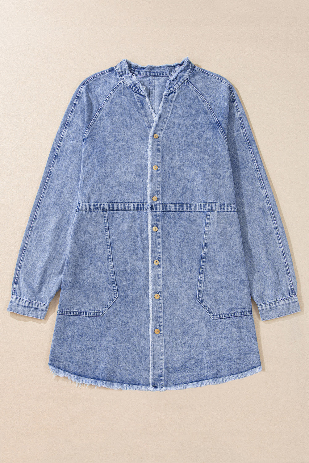 Raw Hem Denim Dress June.