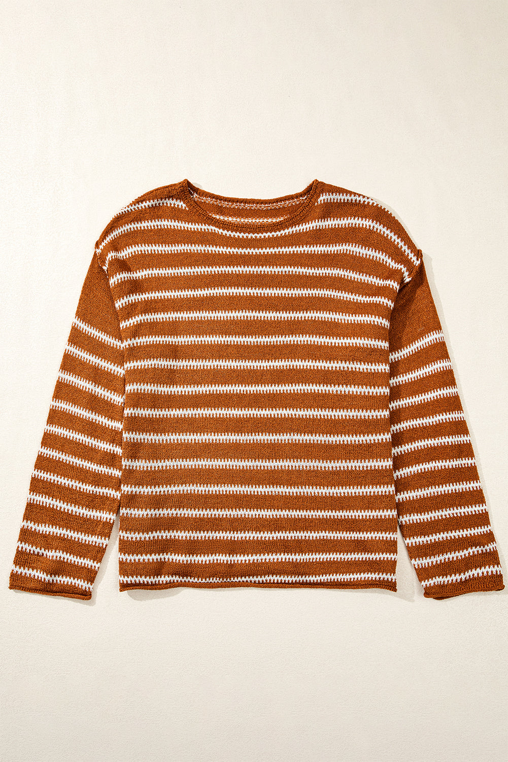 Brown Striped Sweater LT
