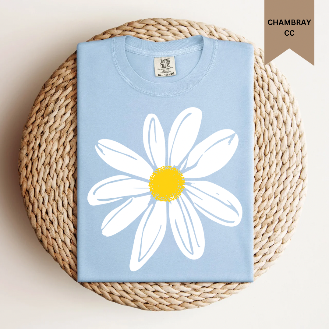White Floral Tee.