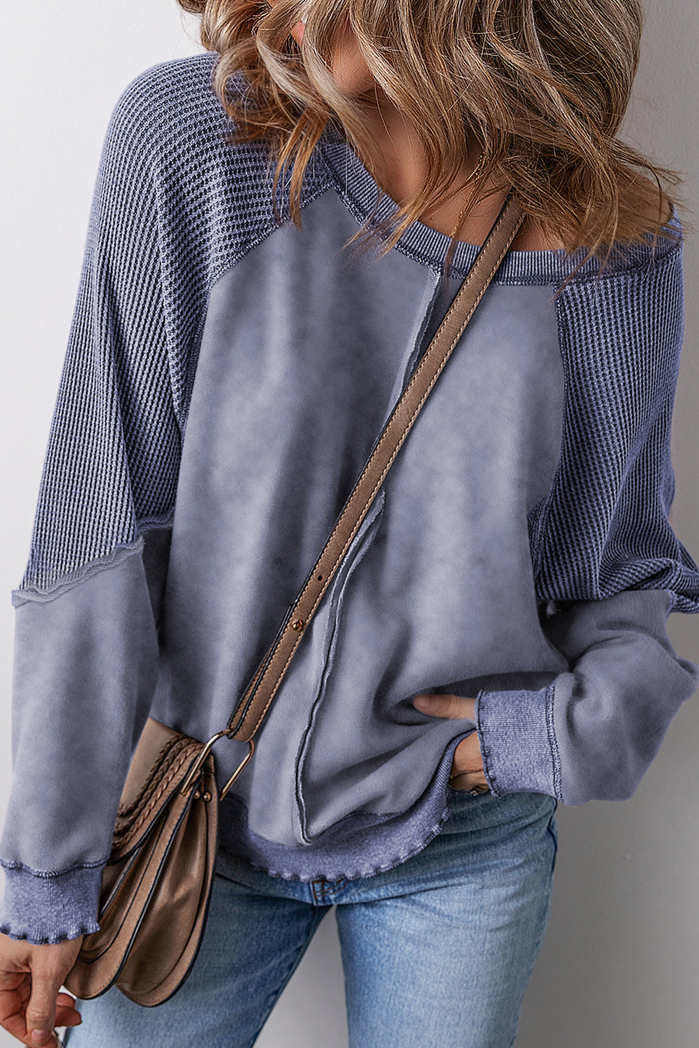 Waffle Knit Sweatshirt RTS