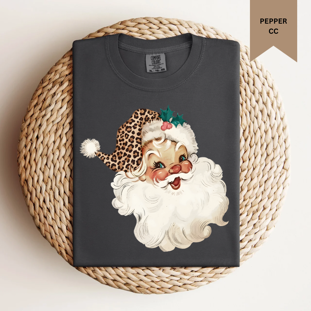Leopard Santa Tee.