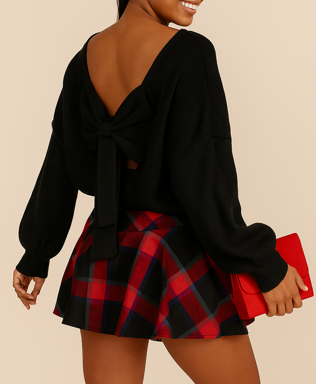 Bow Back Sweater RTS