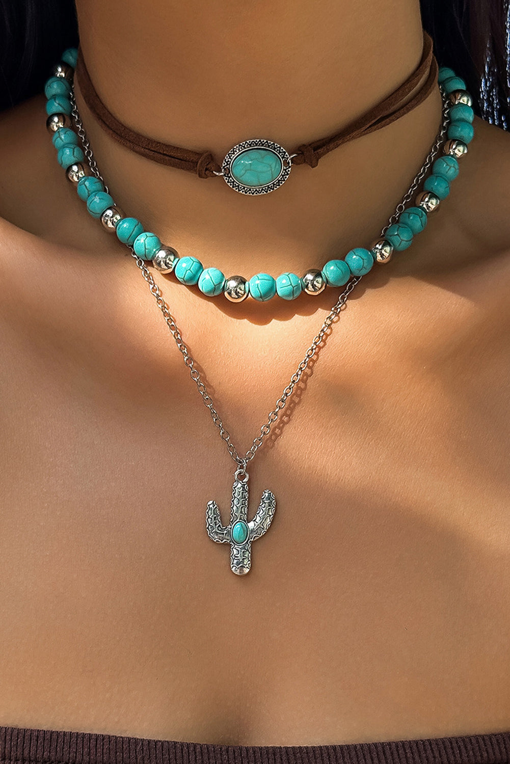 Cactus Layered Necklace RTS
