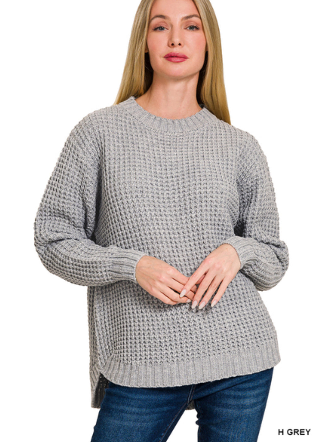 Waffle Sweater
