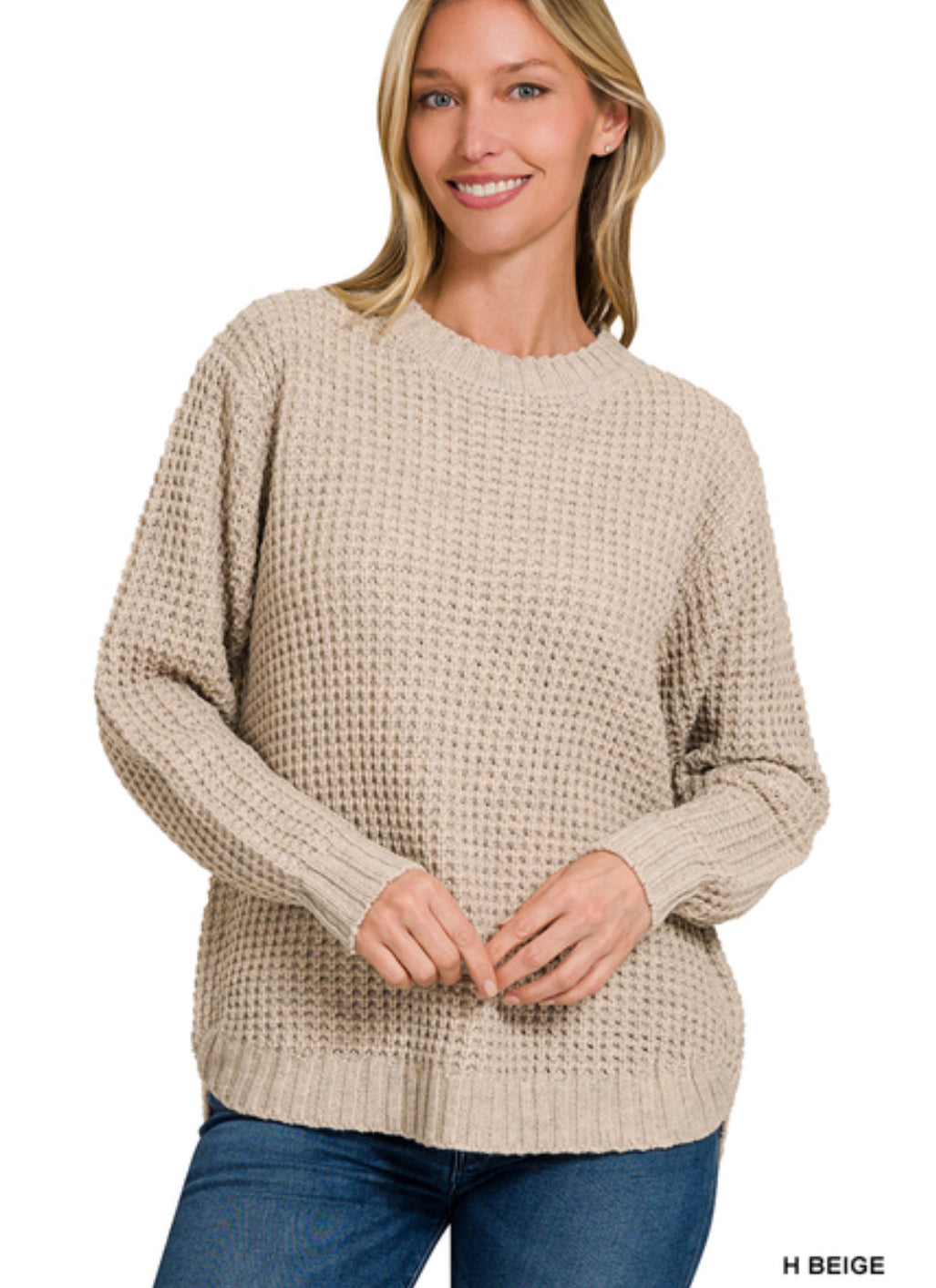 Waffle Sweater
