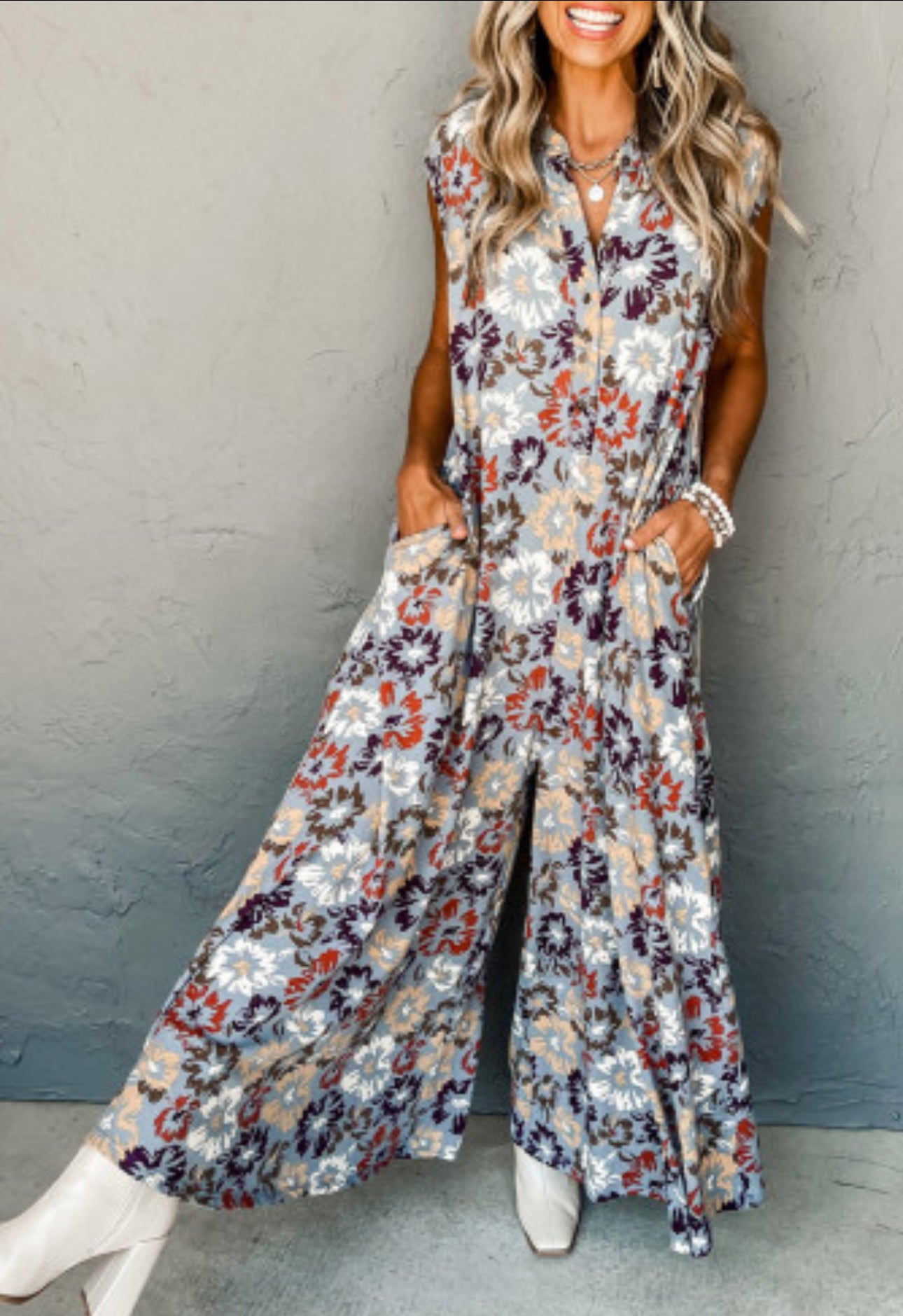 Floral Jumpsuit