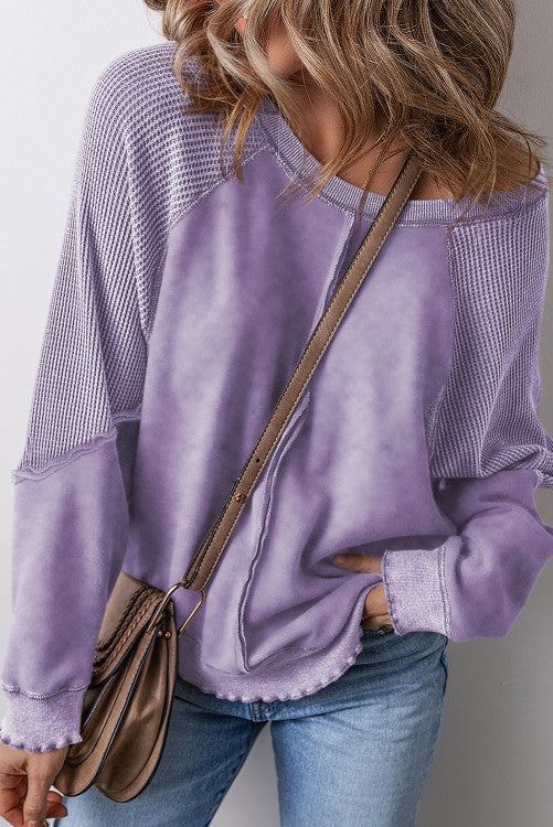 Waffle Knit Sweatshirt RTS