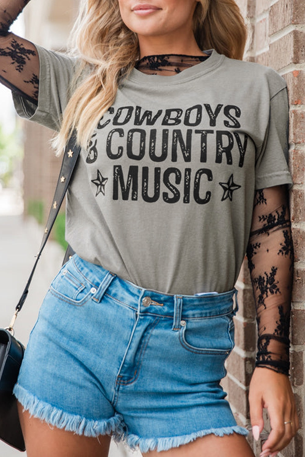 Cowboys Graphic T Shirt LT