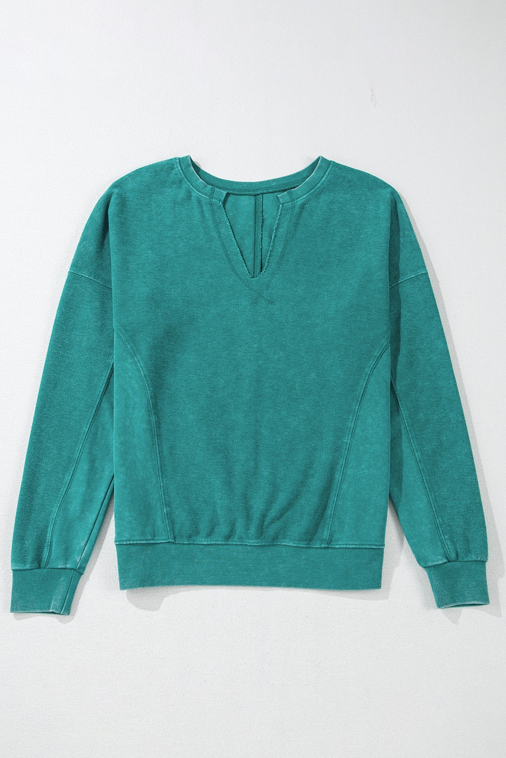Teal Pullover July.