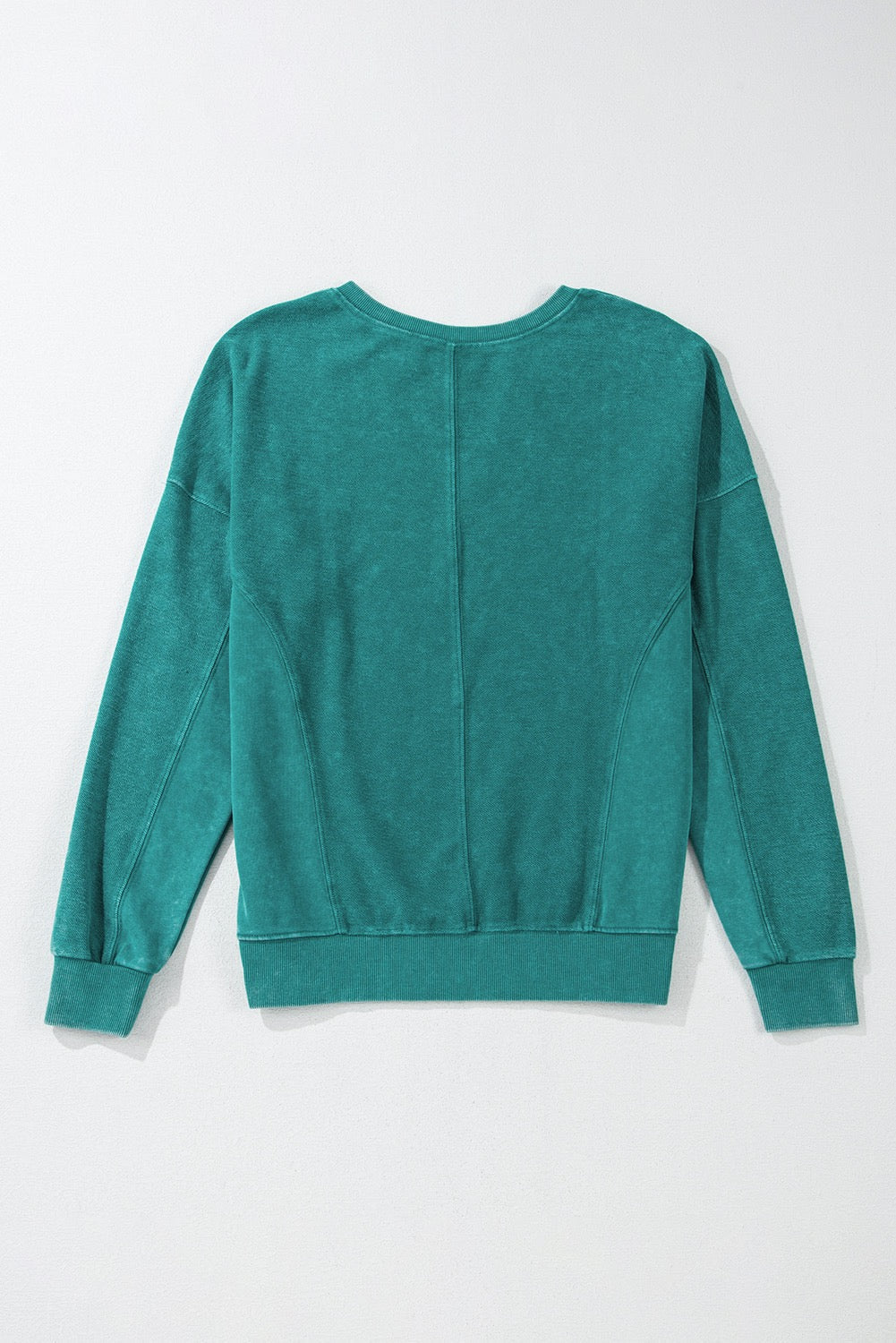 Teal Pullover July.