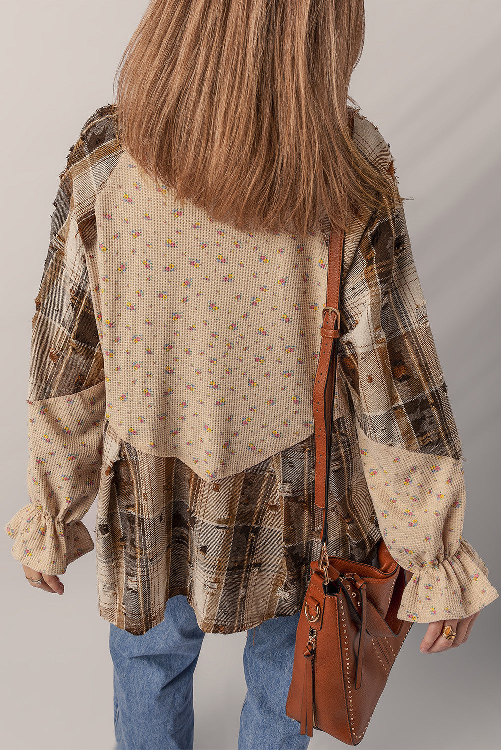 Boho Plaid Shacket October.