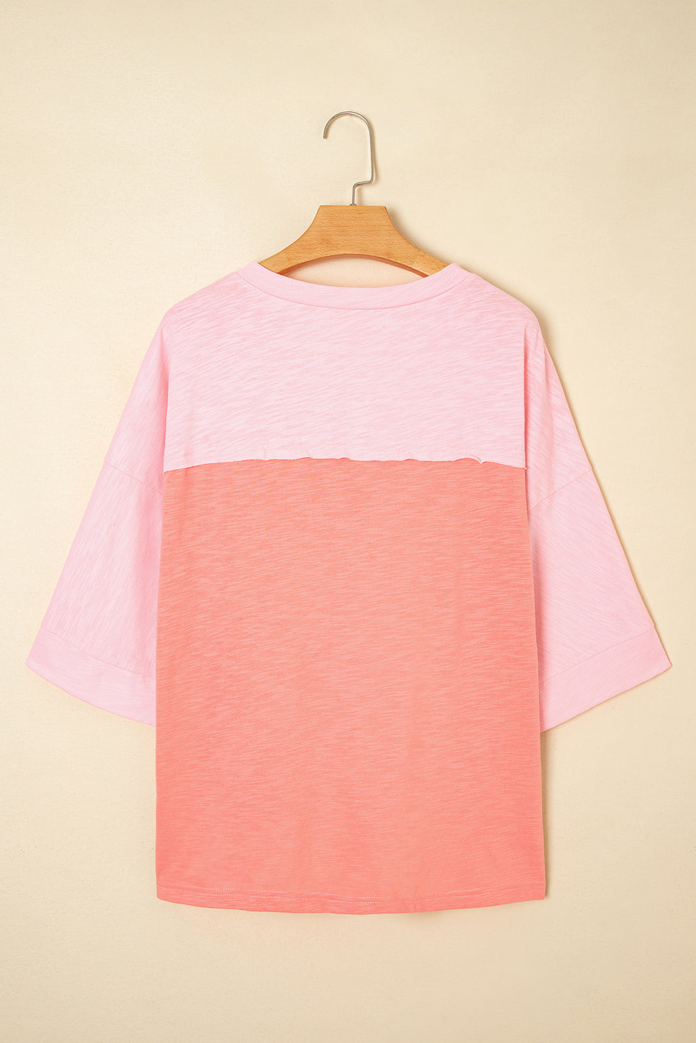Pink Flower Patch Oversized Top LT