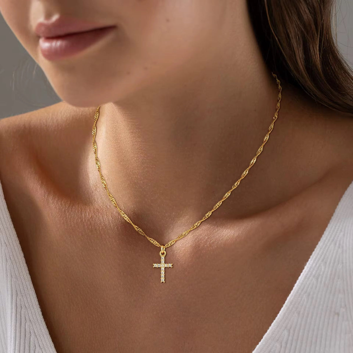 Cross Necklace *2 Styles*