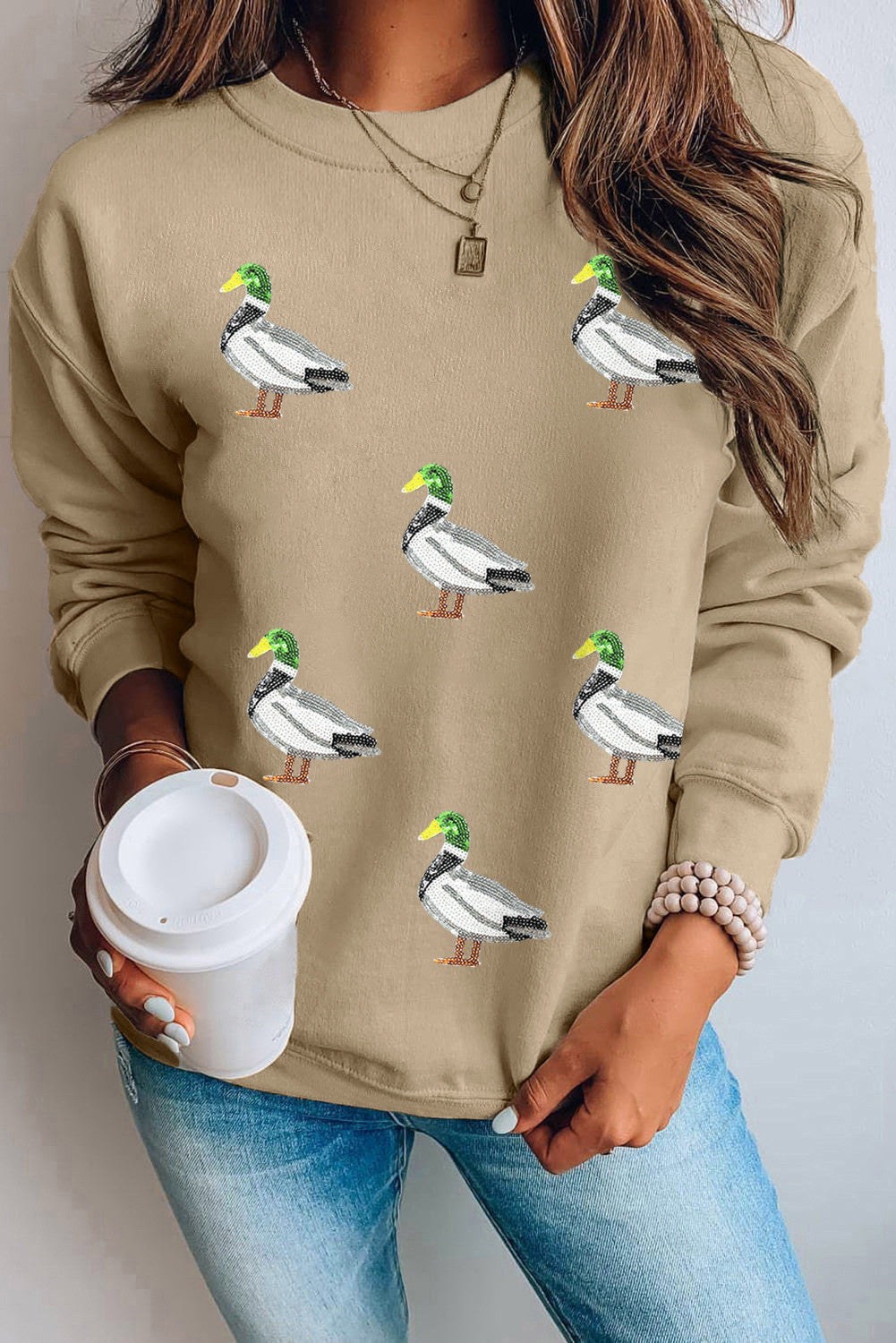 Mallard Sequin Pullover RTS