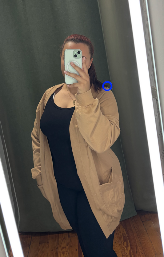 Tan Cardigan