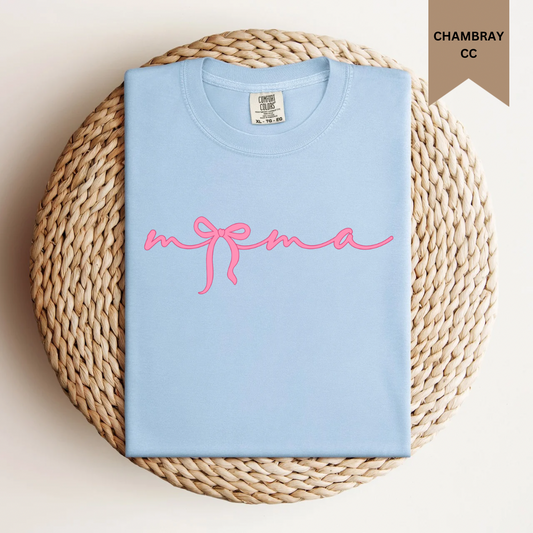 Mama Preppy Bow Tee.