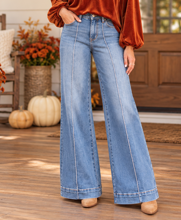 Blue Flare Jeans