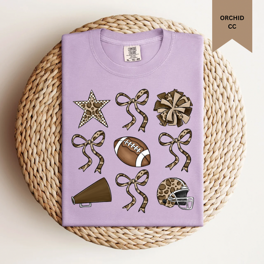 Preppy Football Tee.
