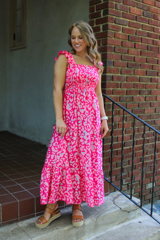 Pink Leopard Maxi