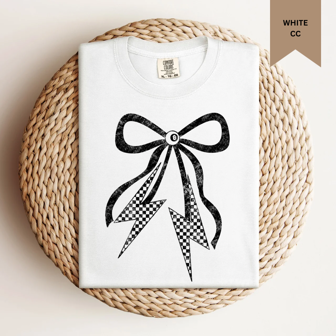 Checkered Bow Tee.