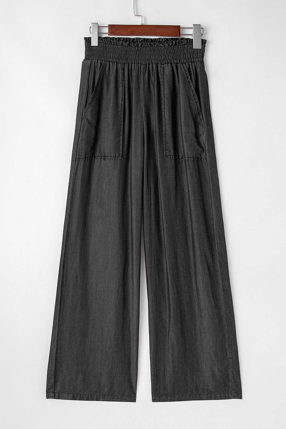 Black Frilled Jeans LT