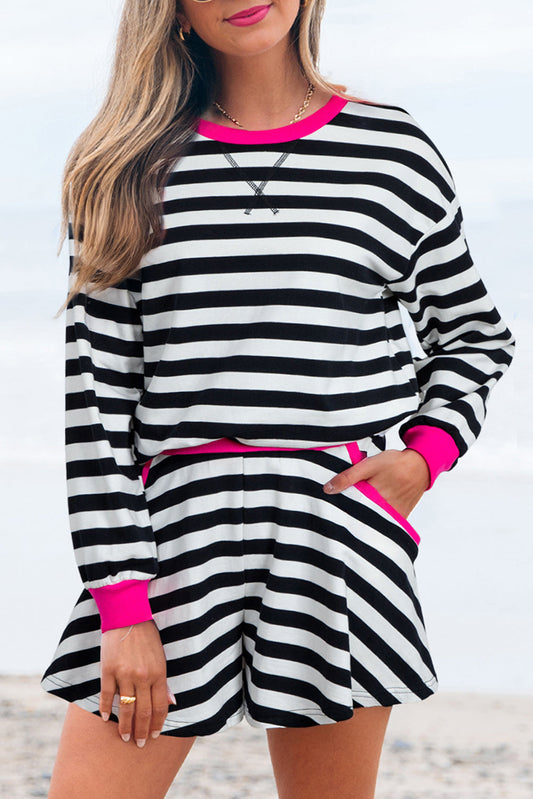 Stripe Ribbed Set LT