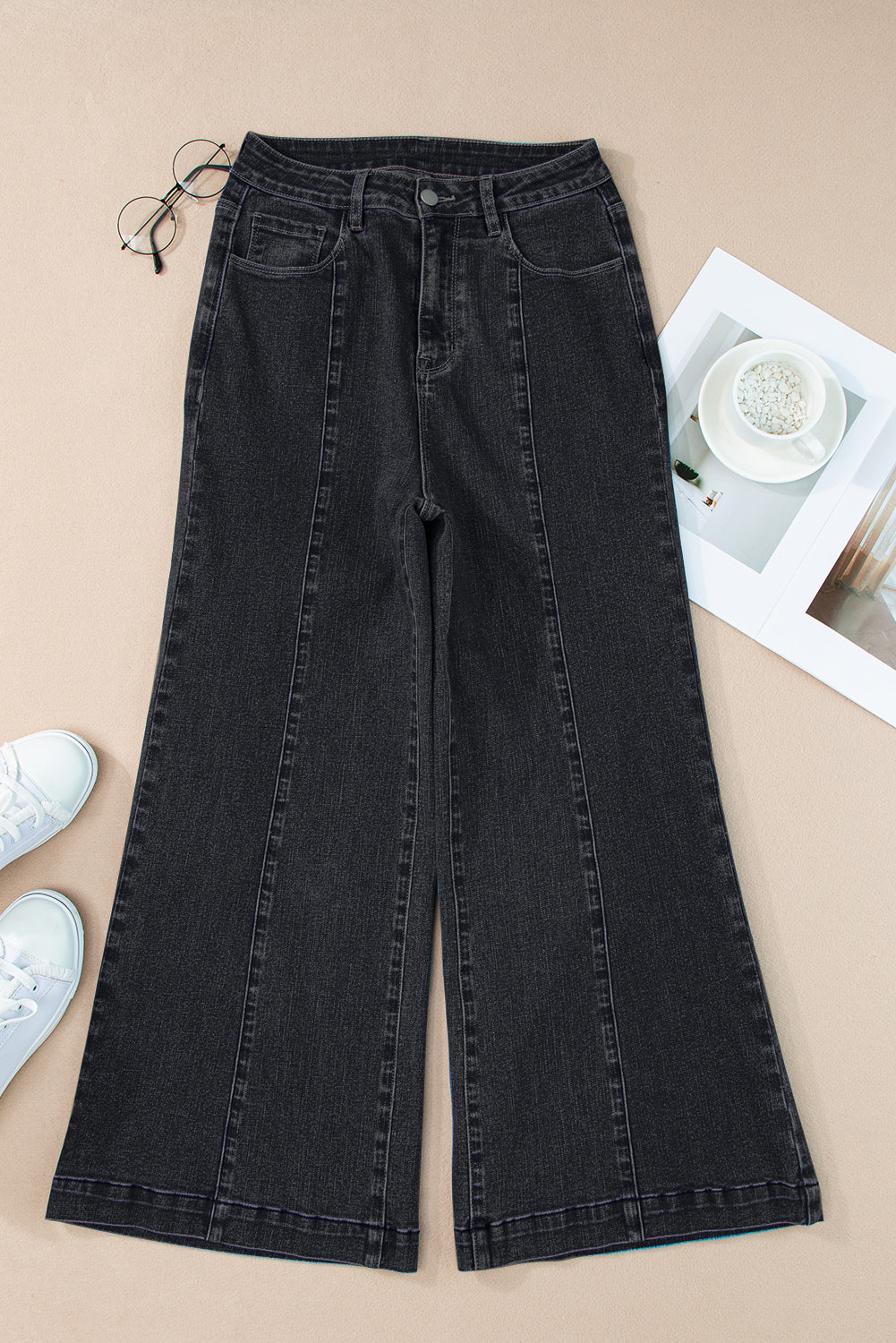 Flared Cropped Jeans LT