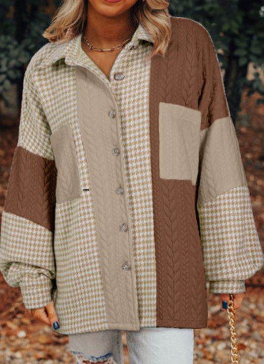 Quilted Blocked Jacket