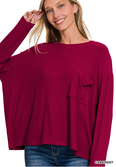 Cabernet Dolman Sleeve Top