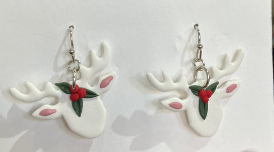 Deer Christmas Earrings