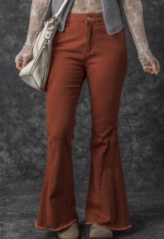 Rust Bell Bottoms