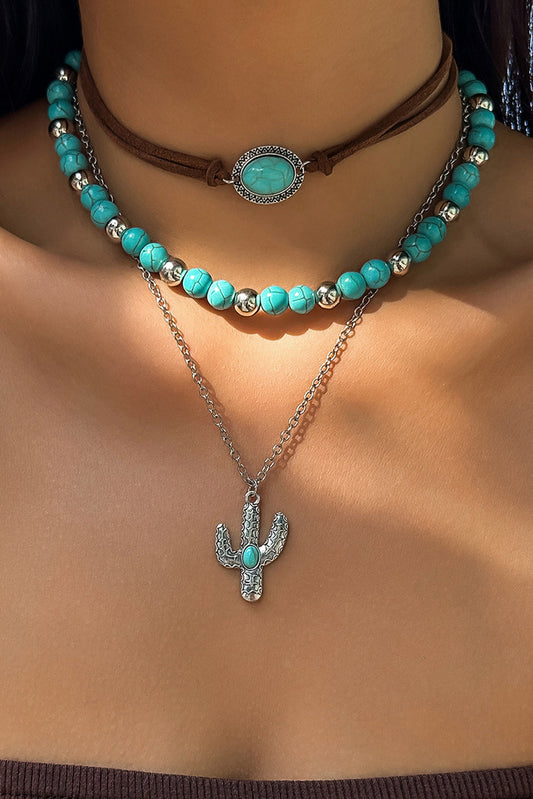 Cactus Layered Necklace RTS