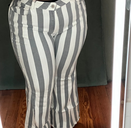 Striped Star Bell Bottoms