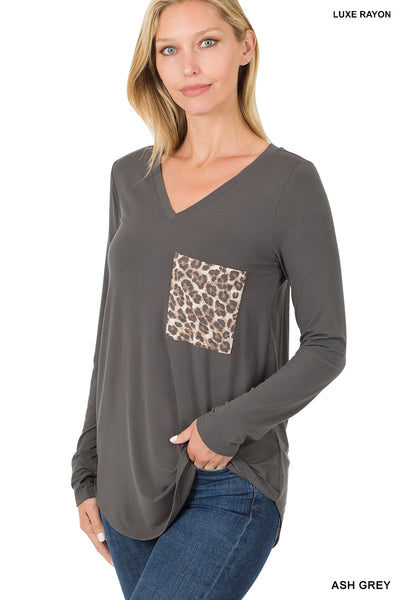 Leopard Pocket Longsleeve