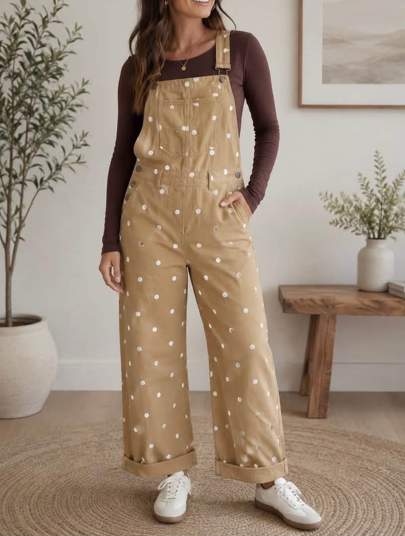 Polka Dot Overalls