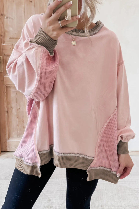 Colorblock Oversized Sweatshirt *THREE COLORS* October.