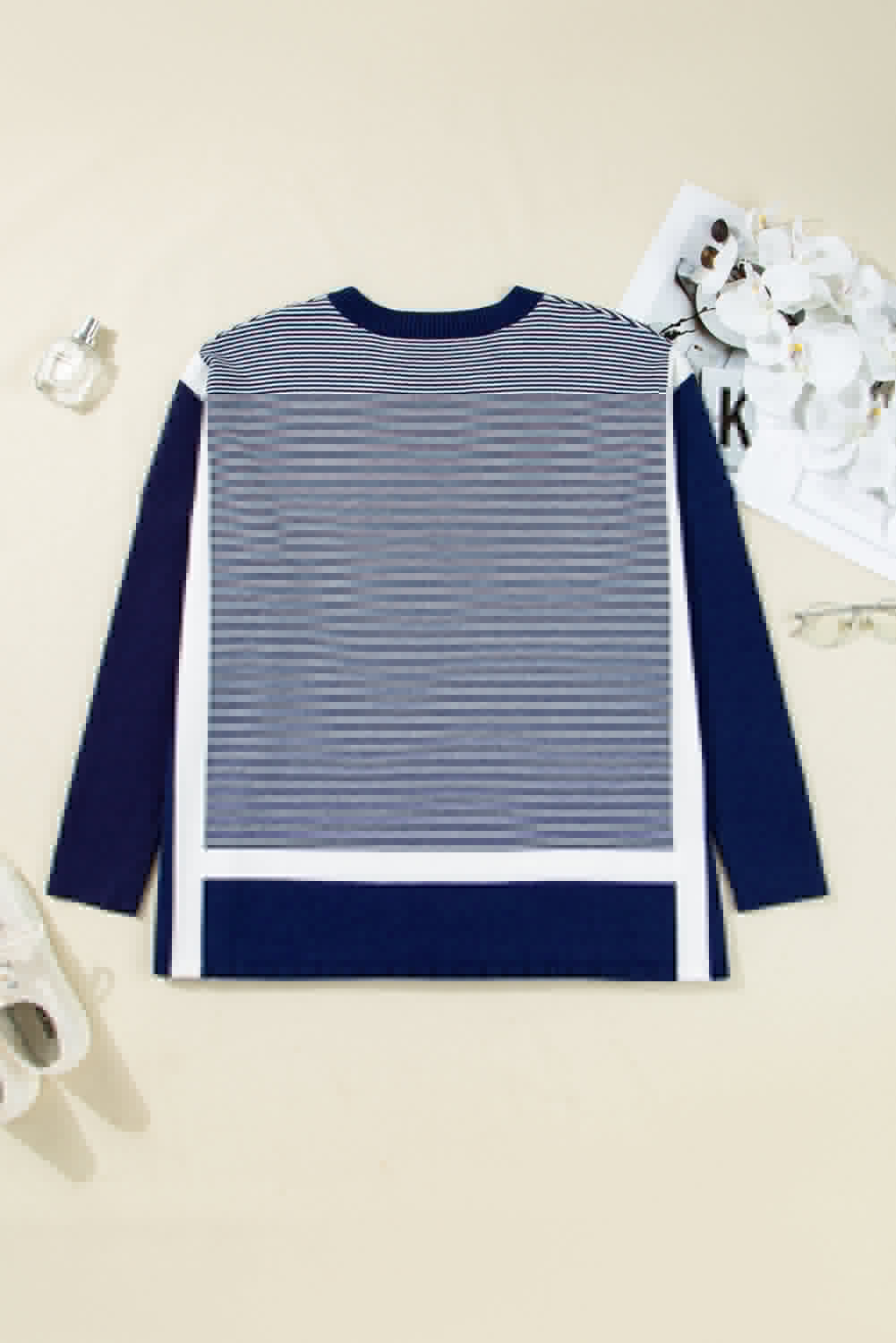 Stripe Dolman Oversized Tunic RTS