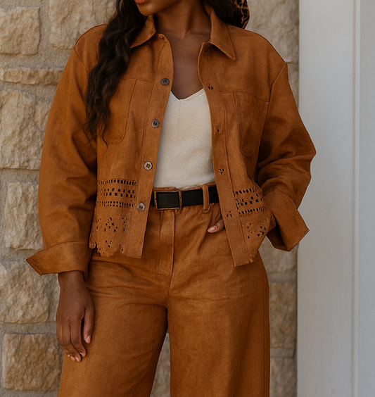 Suede Retro Style Jacket LT