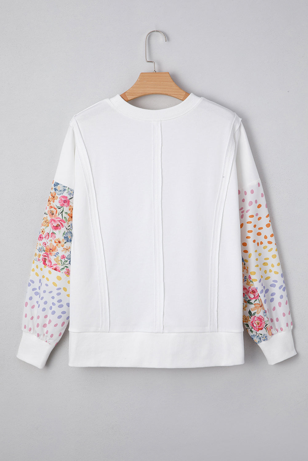 White Floral High Low Top July.