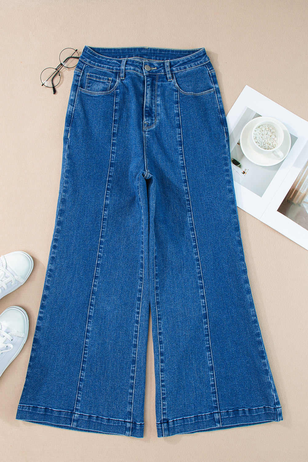 Flared Cropped Jeans LT